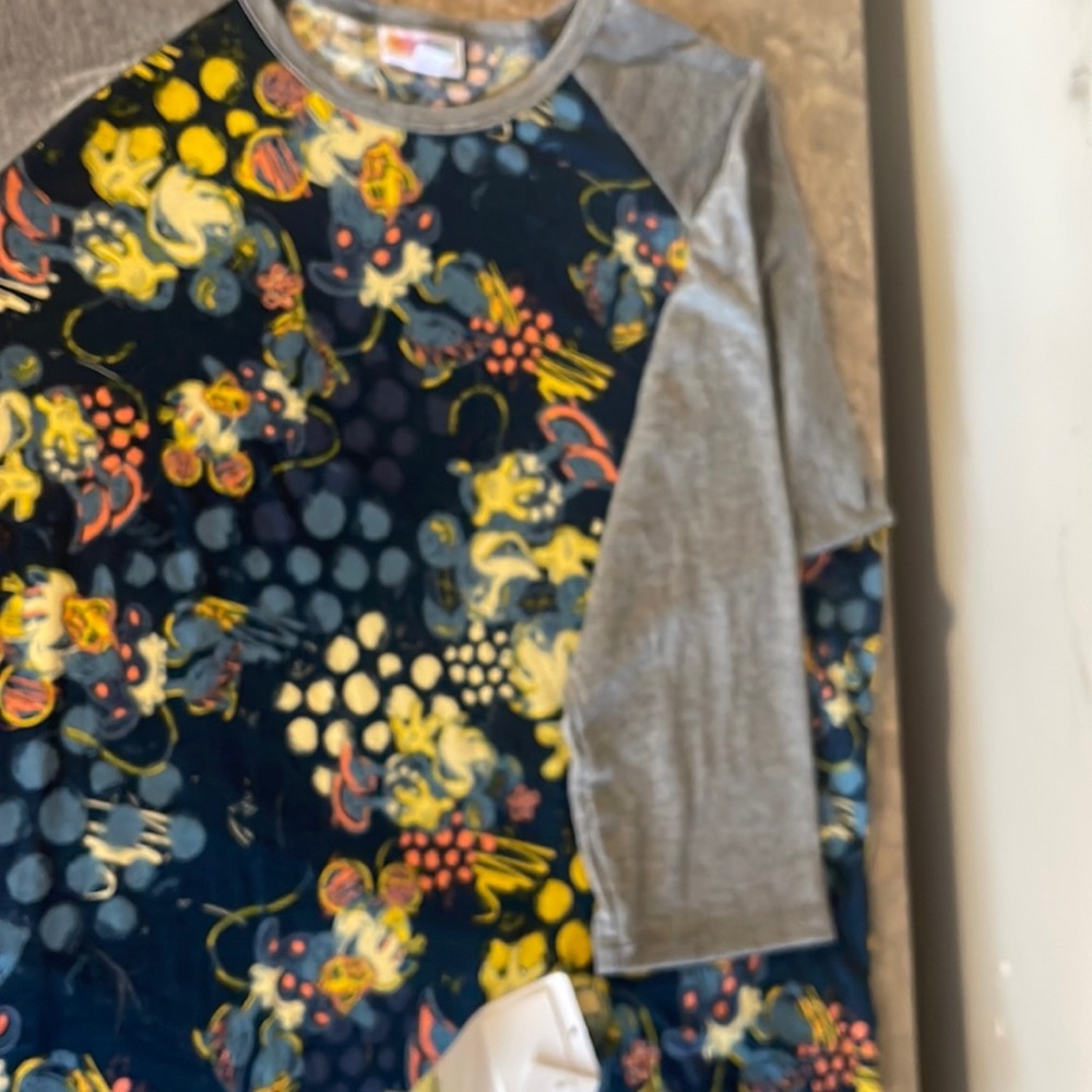 LLR size large mini mouse “randy” baseball tee